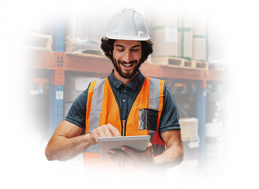 sarı yelekli baretli işçi